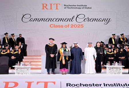 Ahmed bin Saeed Attends RIT-Dubai Graduation Ceremony for 300 Students