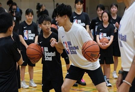 NBA Launches Basketball School in Tokyo for Young Players