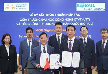 Korail, Vietnam University of Transport Technology Form Railway Training Partnership