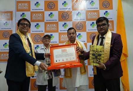 Tripura Santiniketan Medical College Enters Asia Book of Records for Historic Student Intake
