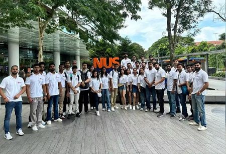 Bennett University's MBA Batch Begin Global Program at Singapore University