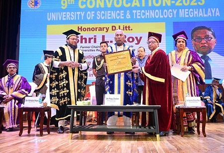 9th Convocation: The Governor of Meghalaya praised USTM's efforts to disseminate the light of education