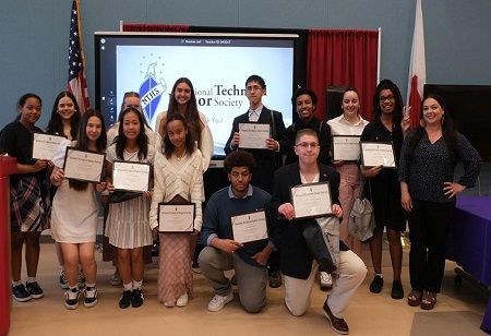 Ernest J. King School Hosts Inaugural National Technical Honor Society Induction