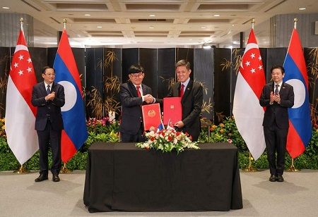 Singapore and Laos to Deepen Cooperation in Carbon Credits, Education, and Renewable Energy