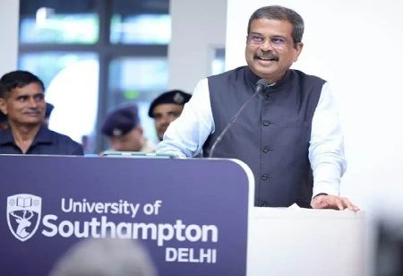Education Minister Pradhan Flags Off University of Southampton's First Campus in Gurugram