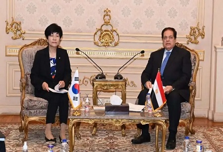 Abou El-Enein receives Deputy Speaker of South Korean National Assembly