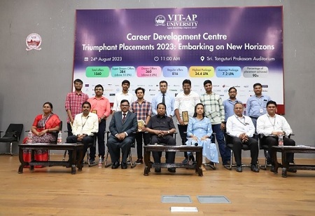 VIT-AP Excels in Campus Placements and Higher Education