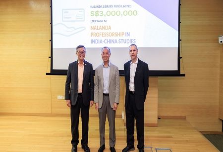 Asia Research Institute Announced Establishment of the Nalanda Endowed Professorship in India-China Studies